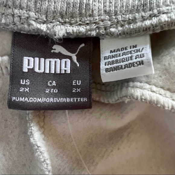 PUMA Women's Plus Size Essentials Fleece Sweatpants, Black, 2X - Picture 11 of 14